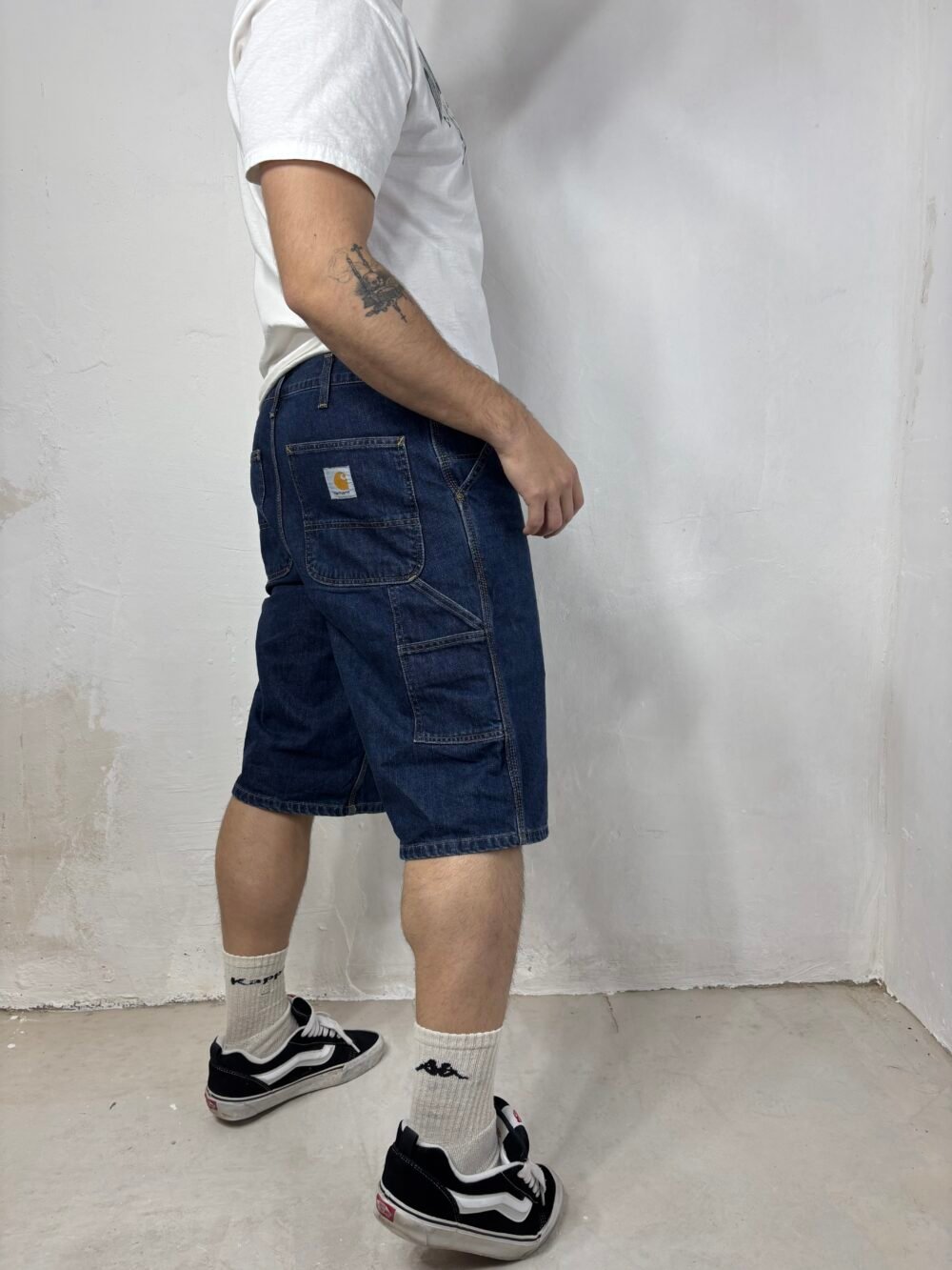 CARHARTT CARGO BLUE SHORTS - Imagen 5