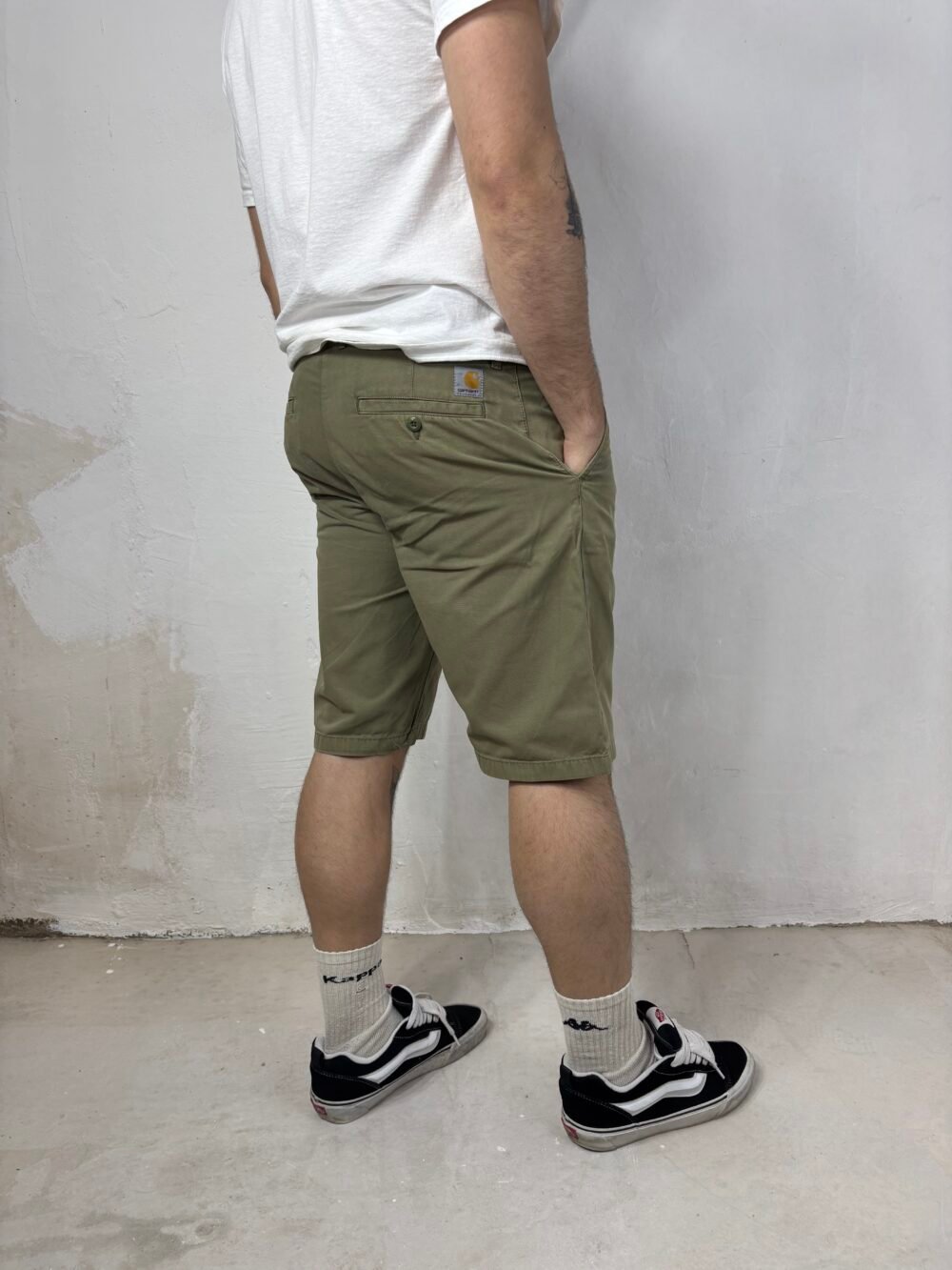 CARHARTT  CARGO GREEN SHORTS  - Imagen 5